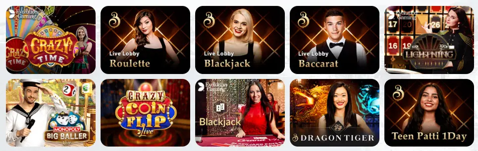 Jeux de casino en direct SLOTORO CASINO