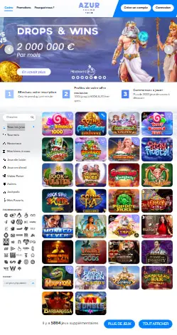 l'application et interface Slotoro Casino