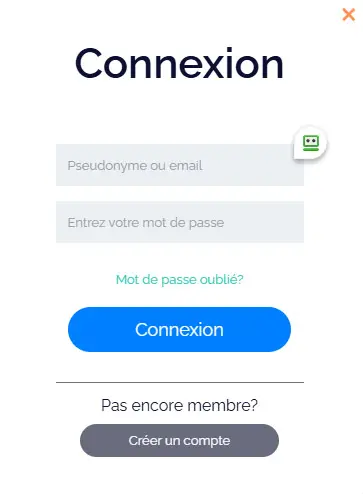Connexion des membres du SLOTORO CASINO