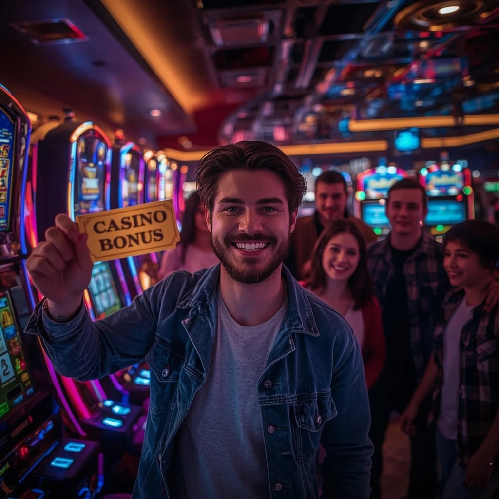 une personne avec un bonus SLOTORO CASINO