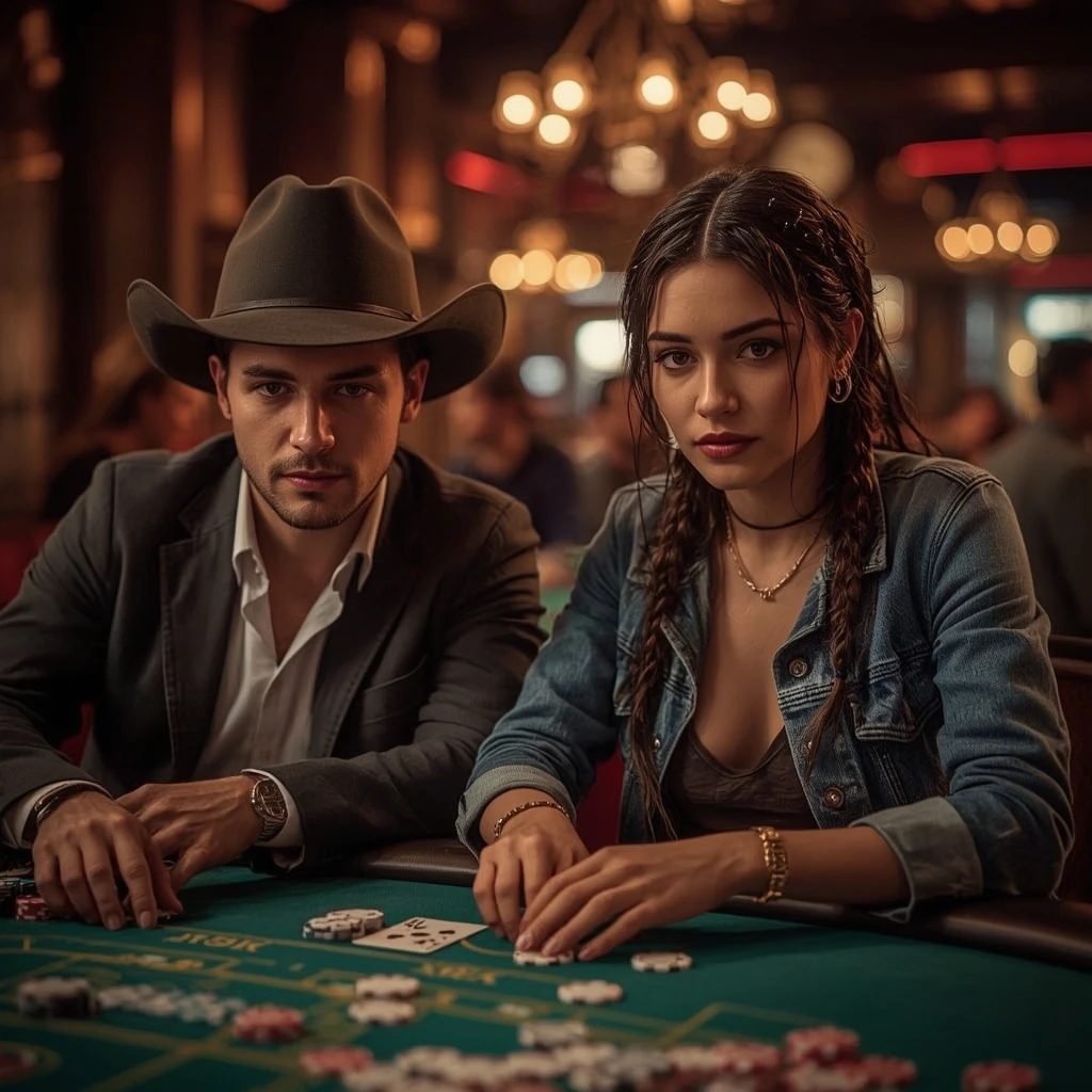 photo de deux joueurs de poker Slotoro Casino